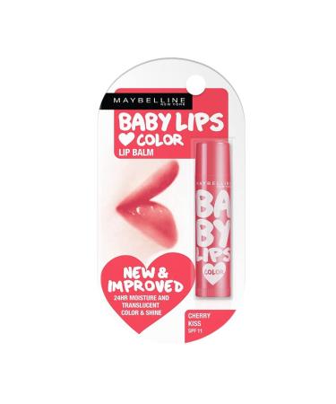 Maybelline Baby Lips Color SPF 16 Lip Balm 4.5g (Cherry Kiss) Cherry 0.15 Ounce (Pack of 1)