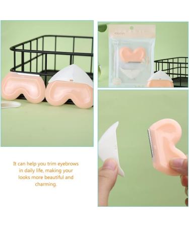 Sherchpry 4pcs Hairy Shape Eyebrow Trimmer Set - Pink Facial Hair Remover & Dermaplaning Razors for Perfect Eyebrows - Buy Online on GoSupps.com