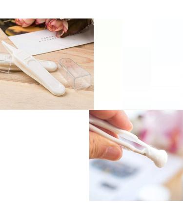Komunj Security Round Head Baby Care Tweezers | Gentle Ear & Nose Cleaning for Infants | Safe Plastic Tweezers for Baby Care - Buy Online on GoSupps.com