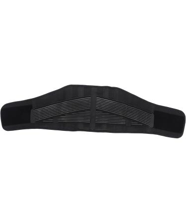 Alomejor Adjustable Waist Support Belt - Elastic Double Compression with Steel Plate & Warm Cushions for Men - XL Size for Ultimate Comfort & Training - Buy Online on GoSupps.com