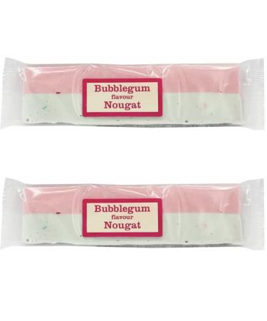 Bubblegum Flavour Nougat 2-Pack - Irresistible Chewy Delight (130g Each)