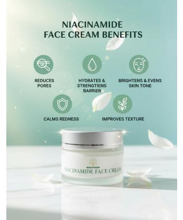 INTRIGUE ORGANICS Niacinamide Face Creme for Face And Neck. - Buy Online on GoSupps.com