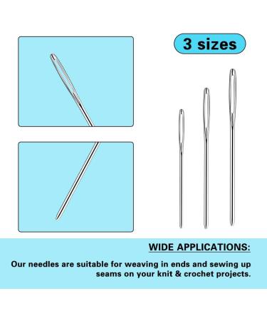 Yizzvb 50 Pcs Crochet Stitch Markers & Knitting Rings with Plastic Box - Sewing Accessories & Large-Eye Needles for DIY Crafts - Buy Online on GoSupps.com