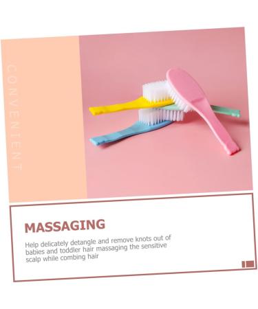 Healvian Small Hair Brush Scalp Comb Set - Infant Comfortable Baby Brush and Massager for Dandruff Cleaning - Pack of 20 Pcs in Assorted Colors - Household Infant Accessory - Buy Online on GoSupps.com