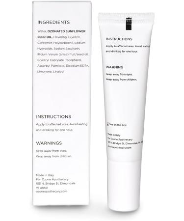 Ozone Apothecary Oral Gel Ozone Oil Infused Gel Dental Care Antibiotic-Free Multipurpose for Promoting Healthy Mouth - Buy Online on GoSupps.com