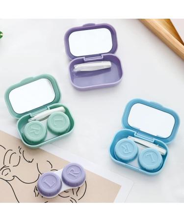 Buy Miedeon Green Contact Lens Container Set - Portable Travel Accessories (4 Pack) for Safe Storage | Perfect for Contact Lens Care - Buy Online on GoSupps.com