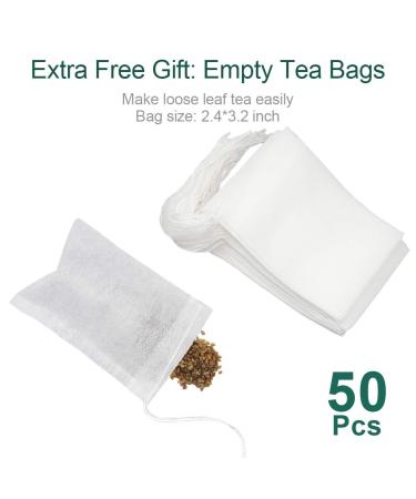 FullChea Himalayan Tartary Buckwheat Tea - 8oz - Caffeine-Free Loose Leaf Herbal Tea - Non-GMO & Gluten-Free - 100% Natural Black Roasted Buckwheat - Buy Online on GoSupps.com