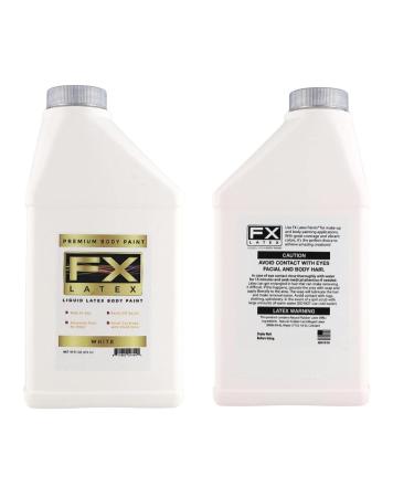 Liquid Latex Fashions - Ammonia Free Natural Face Paint for Kids & Adults | 16 oz White | Perfect for Art Parties Cosplay & School Plays - Buy Online on GoSupps.com