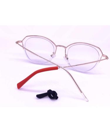Silicone Anti-Slip Eyeglass End Tips - 5 Pairs | Glasses Retainers for Thin Metal Legs | Inner Hole Size 1x2mm - Buy Online on GoSupps.com
