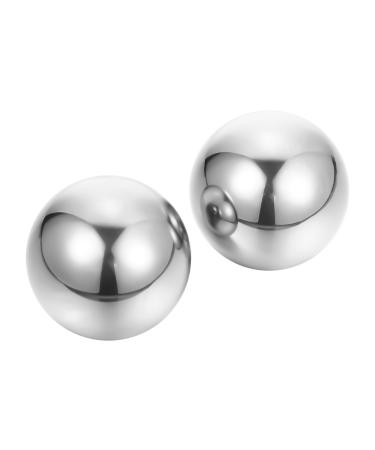Tovinanna 2st stainless steel ball Health devices massage ball Hand bales massage asian meditation balls toys fitness balls made of metal balls for health exercises stainless steel