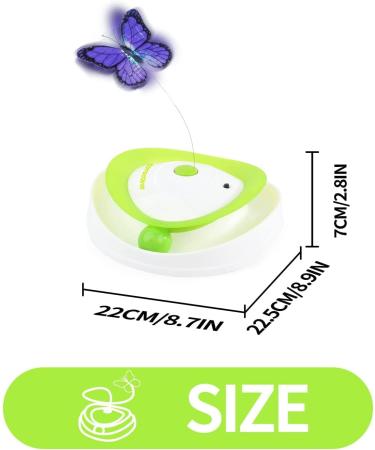 All for Paws 2 in 1 Interactive Cat Toy - Fluttering Butterfly & Rolling Balls - Automatic Indoor Kitten Spinner Toy - Buy Online on GoSupps.com