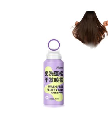 Reduces Greasiness & Oiliness Hair Volumizer Spray Wash Free Fluffy Dry Hair Spray Oil Control Fluffy Volumizing Dry Hair Spray Dry Hair Spray For Everyone (80ML)