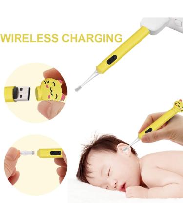 2 Pack Baby Nose and Ear Cleaner - Safe Booger and Wax Removal Tool with Light - Nose Tweezers for Infants, Toddlers, Adults (Yellow) - Buy Online on GoSupps.com