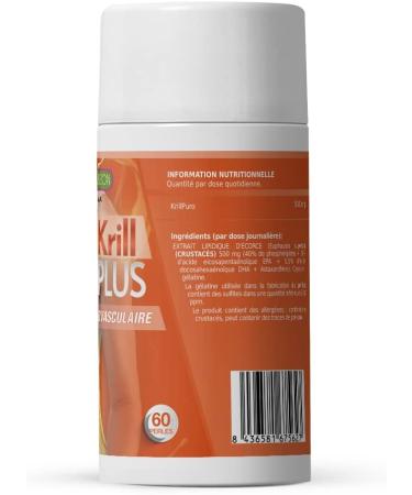 Unique Pure Krill Oil + EPA/DHA + Bio-Assimilated Astaxanthin | Regulates Cholesterol and Triglyceride Levels | Cardio-protective Antioxidant & Anti-Inflammatory Action | 60 Capsules. - Buy Online on GoSupps.com