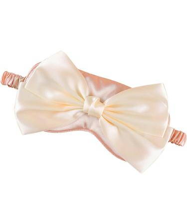 Zetiling Soft Blackout Eye Cover - Fashionable Bowknot Design Skin-Friendly Lightweight & Portable Sleep Mask for Women - Pink - Buy Online on GoSupps.com