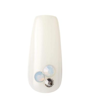 KISS One-Of-A-Kind Luxe Mani Long Acrylic Fake Nails Style No.1 Set with Pink Gel Glue & Accessories - 30 False Nails - Buy Online on GoSupps.com