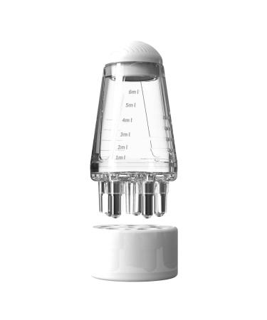 Scalp Applicator Comb Head Scalp Massage Brush Ball Roor Comb Hair Oil Applicator Bottle for Hair Growth Oil Applicator Brush for Hair Treatment Essential Oil(White)