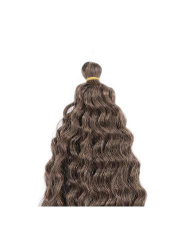 Deep Twist Crochet Hair - 22 Inch Ombre Curly Braided Extensions | 6 Packs Synthetic Kinky Curl Hairstyle (T27#) - Buy Online on GoSupps.com