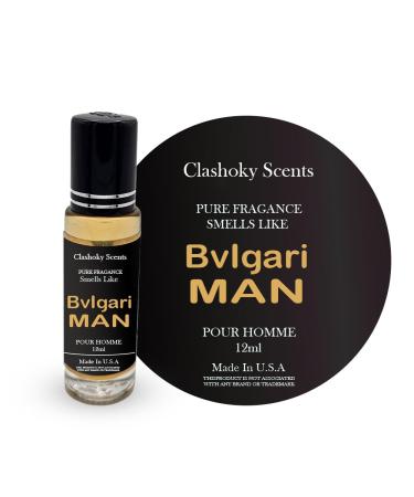 Fragrance Perfume Oils Bvlgri Men Cologne Roll On Body Oil for Men (12ml) (Pack of 1) Bvlgri Man 1 Fl Oz (Pack of 1)