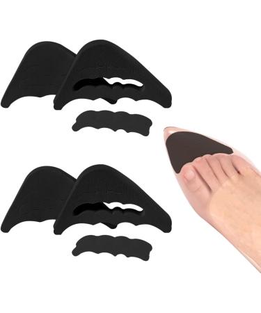 Adjustable Toe Filler Inserts 4 Pairs - Perfect Fit for Loose Shoes Half Cushion Inserts for Women s Heels & Sneakers (Black & Beige) - Enhance Comfort & Style - Buy Online on GoSupps.com