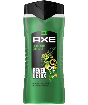 AXE - 5in1 Men's Shower Gel Difficult Tomorrow - 24h Moisturizing - 87% Ingredients of natural origin - citrus fragrance - 40 - Buy Online on GoSupps.com