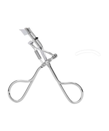 Portable Eyelash Curler Stainless Steel Eye Lashes Curlers Professional Lash Curler Tool with Silicone Pad Makeup Beauty Accessory for Women Girls