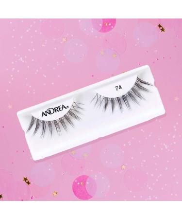 Buy Andrea False Lashes Style 74 - 4 Pairs in Black | International Shipping Available - Buy Online on GoSupps.com