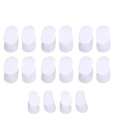 Anggrek Gel Toe Separators - 8 Pairs Silicone Toe Separators for Pain Relief and Hallux Valgus Corrector - Reduce Friction Between Toes - Sizes Small to Large - Buy Online on GoSupps.com