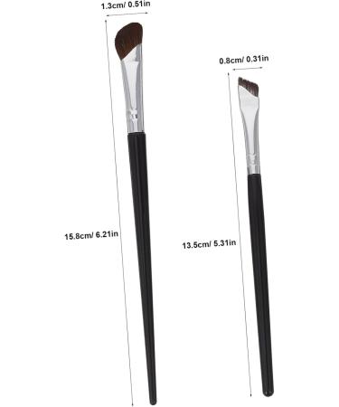 WOONEKY 4 Pcs Contour Brush Angled Eyeliner Brush Eye Liner Brush Eyeliner Applicator Tool Eye Makeup Nylon - Buy Online on GoSupps.com