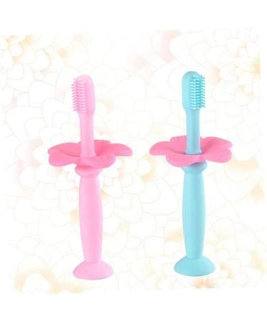 FRCOLOR 4 Pcs Kids Silicone Toothbrush Set - Soft Bristles & Travel-Friendly Design for Infants and Children - Buy Online on GoSupps.com