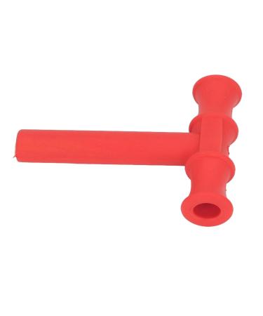 T-Shaped Chewing Tubes for Autistic Adults | Sensory Chewing Sticks in Red | Improve Chewing Skills - Buy Online on GoSupps.com