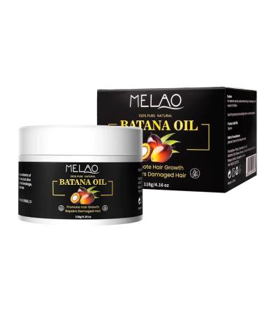 Oil Pure - 100% Raw Batana Oil for Hair Growth - Promotes Hair Regrowth and Repairs Damaged Hair - Veganic Natural Hair Growth Oil (1)