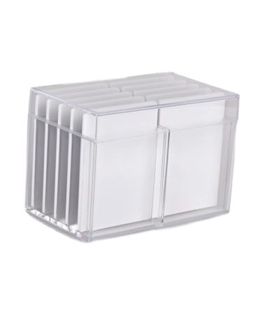 Clear Acrylic Eyelash Organizer - 10 Layers for False Lashes & Glue | Transparent Storage Box | 14.2x9.2x10.5cm - International Shipping Available - Buy Online on GoSupps.com