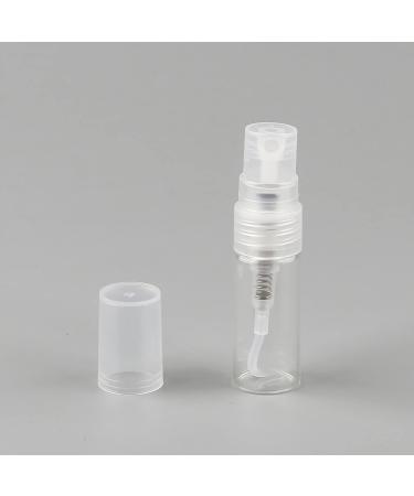 TIANZD Pack of 25 Empty 2ml Clear Transparent Glass Fine Mist Pump Spray Bottles Travel Mini Portable Spray Perfume Cosmetic Containers Sample Vials Refillable with Funnel and Dropper - Buy Online on GoSupps.com
