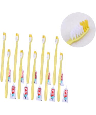 FRCOLOR Travel Toothbrush & Toothpaste Set - 20 Pack for Adults | Perfect for Hotels | Compact Hygiene Essentials - Buy Online on GoSupps.com