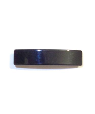 Black Rectangular Barrette Hair Clip - 9cm (3.5) | Pritties Accessories - International Shipping - Buy Online on GoSupps.com
