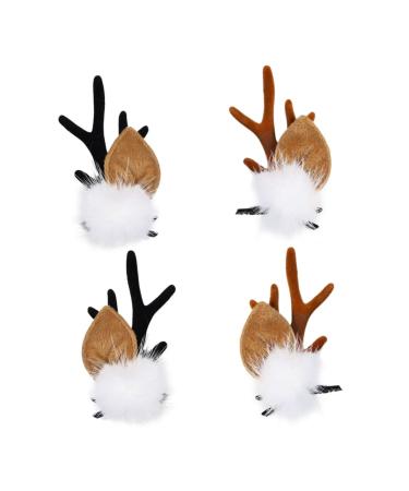 minkissy 2 Pairs Hair Clips Kids Hairpin Hair Accessories Child Christmas