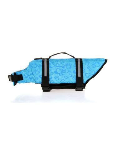 Shtgoi Dog Chest Reflecting Lifeguard For Dogs With Rescue Hands Pets Pets Wall Wowers Puppies Safety Swimming Supports Dog Wears For Swimming Boat Riding Water Blue Bone Blue Bone