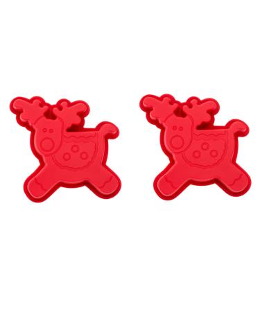 Abaodam 4 Pcs Baking Mold Candy Mold Holiday Cookie Molds Wax Baking Silicone Mold Cake Mold Child Chocolate