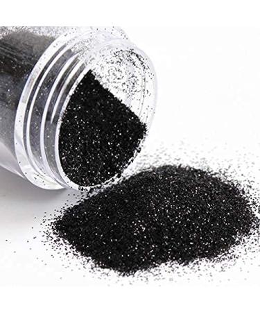 Staaar Iridescent Nail Glitter Powder Set - Black Diamond & Rosy Unicorn | Ultra Fine Sugar Effect Decoration Powder with Spoon - Buy Online on GoSupps.com
