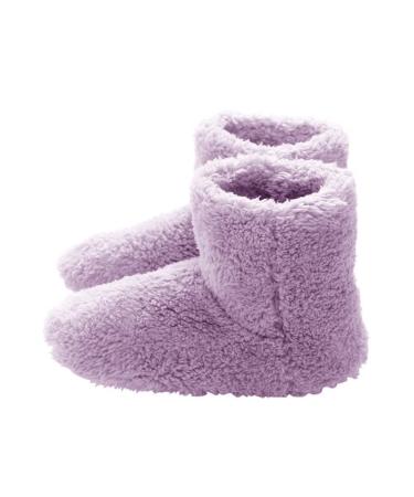 SprtoOntpao winter usb heating foot plush warm electrical slippers feet heated washable electrical pad heating insole 35-39 35-39 size rose