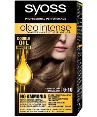 Syoss Oleo Intense Coloration capillaire 6.10 Blond fonc 115 ml Blond fonc 72 unit (Lot de 1) - Buy Online on GoSupps.com