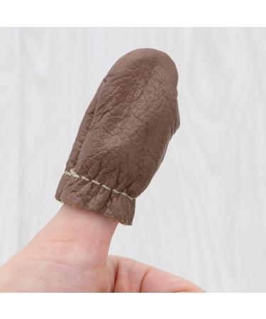 20PCS Leather Finger Cots | Cut Resistant Protector for Cracked Skin | Kitchen, Work, Sculpture | Anti-Slip & Reusable - Random Color - Buy Online on GoSupps.com