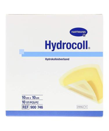 Paul Hartmann AG Hydrocoll wound dressing yellowish 10x10 cm 10 pieces Pack of 10 10x10 cm (10 pack)