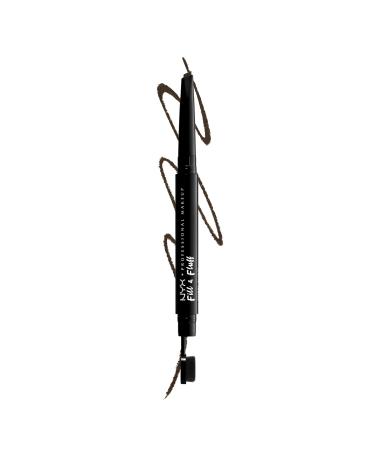 NYX Professional MakeUp eyebrow pencil with wax formula precise tip and blind brush Fill & Fluff Eyebrow Pomade Pencil Espresso (brown) 07 espresso - Buy Online on GoSupps.com