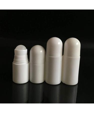 JIHUOO 4pcs 50ml Plastic Empty Roller Bottles - Aromatherapy Roll-On Bottles with Roller Ball for Essential Oils - Buy Online on GoSupps.com