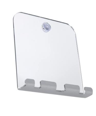LZKW Anti Fog Shower Mirror  Wide Range Applications Easily Removed Anti Fog Fogless Shaving Mirror for Toilet Room for Shower Room