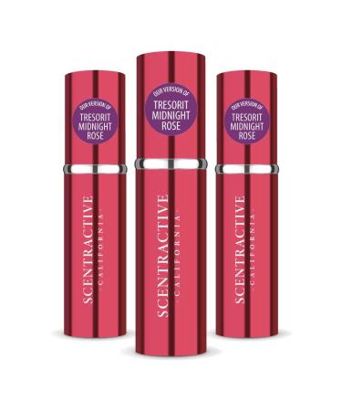 CA Perfume Impression of Tresorit Midnight Rose For Women Replica Version Fragrance Dupes Concentrated Long Lasting Eau de Parfum Spray Refillable Atomizer Bottle 0.17 Fl Oz/5ml-X3 LNCM TRESORIT MIDNIGHT ROSE IMPRESSION 0.51 Fl Oz (Pack of 1)