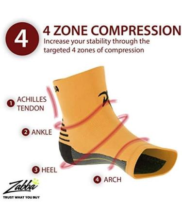 Rymora Plantar Fasciitis Socks - Beige Compression Sleeve for Men & Women | Enhance Circulation & Alleviate Foot Pain - Medium Size - Buy Online on GoSupps.com
