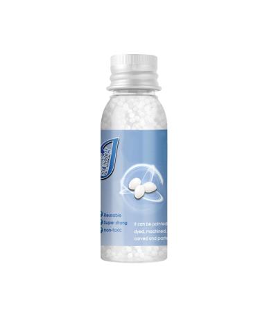 2-part temporary tooth set with thermal operations for filling fixing the missing and broken or gluing of the prosthesis teeth bite cleaner tabs (C 20ml) 20ml C